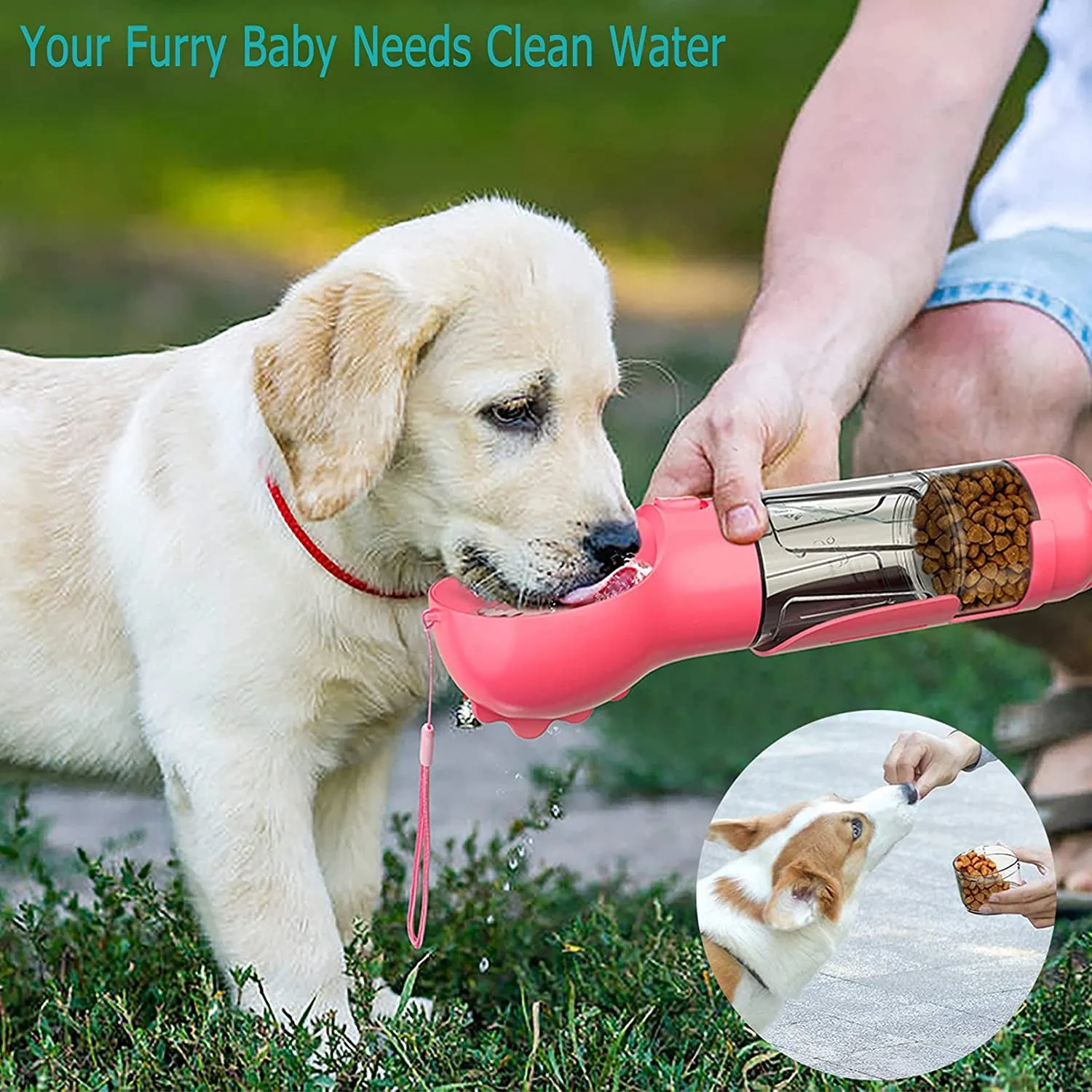 10Oz Portable Dog Water Bottle