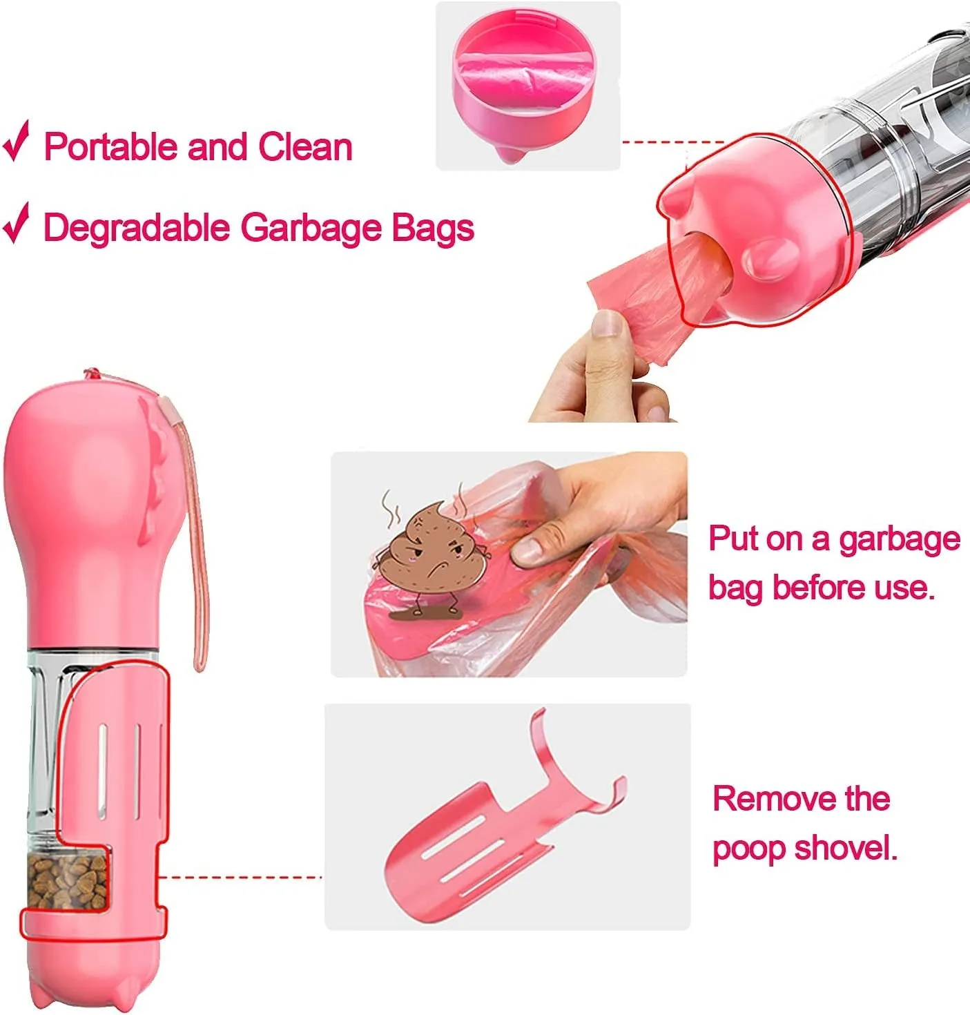 10Oz Portable Dog Water Bottle
