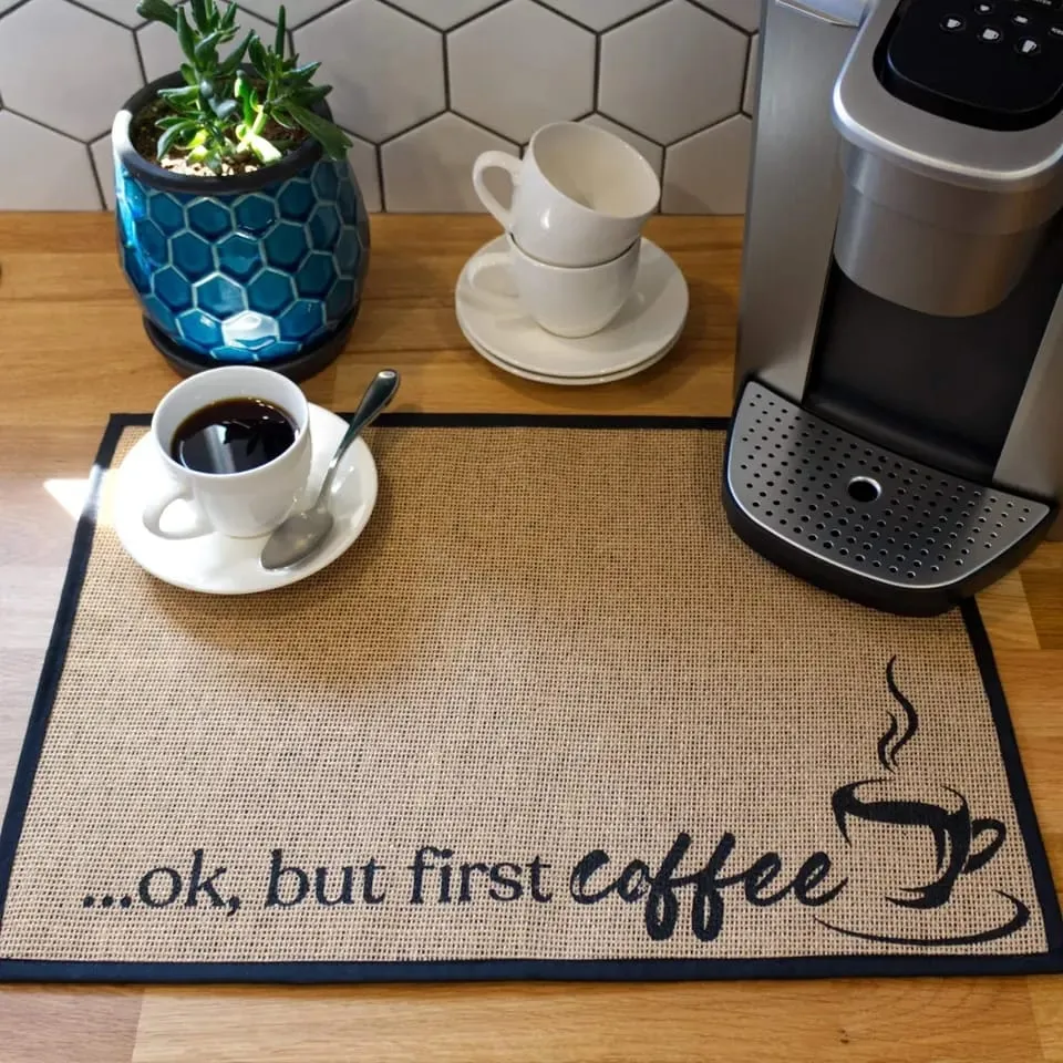 Anti Slip Dish Drying Mat5755-Coffee