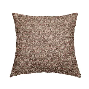 Comfy Chenille Textured Buzz Semi Plain Pattern Upholstery Fabric In Pink - Handmade Cushions