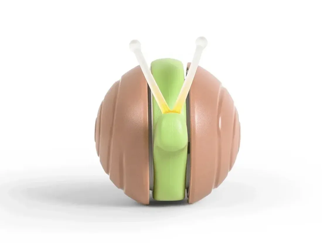 Curatepet Wicked Snail-Brown/Green Interactive Cat Toy