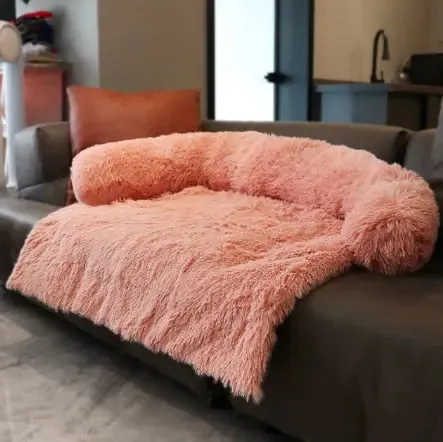Dog Sofa & Bed Mat - Plush Cover