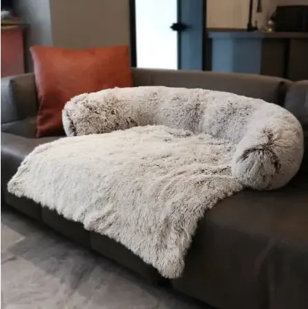Dog Sofa & Bed Mat - Plush Cover