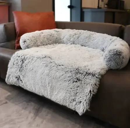 Dog Sofa & Bed Mat - Plush Cover