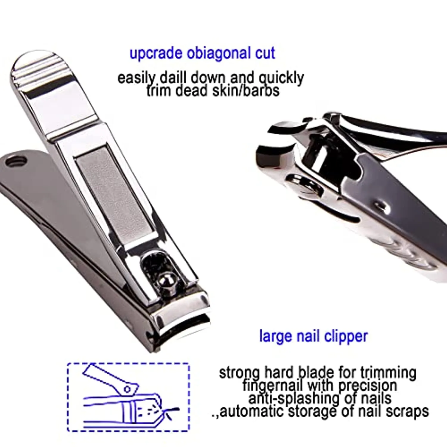 HGINCA Manicure Set Nail Clippers Pedicure Kit -8 Pieces Stainless Steel Personal care Manicure Kit Professional Grooming Kits Nail Care Tools with PU Leather Travel Case Perfect Mother's Day Gift
