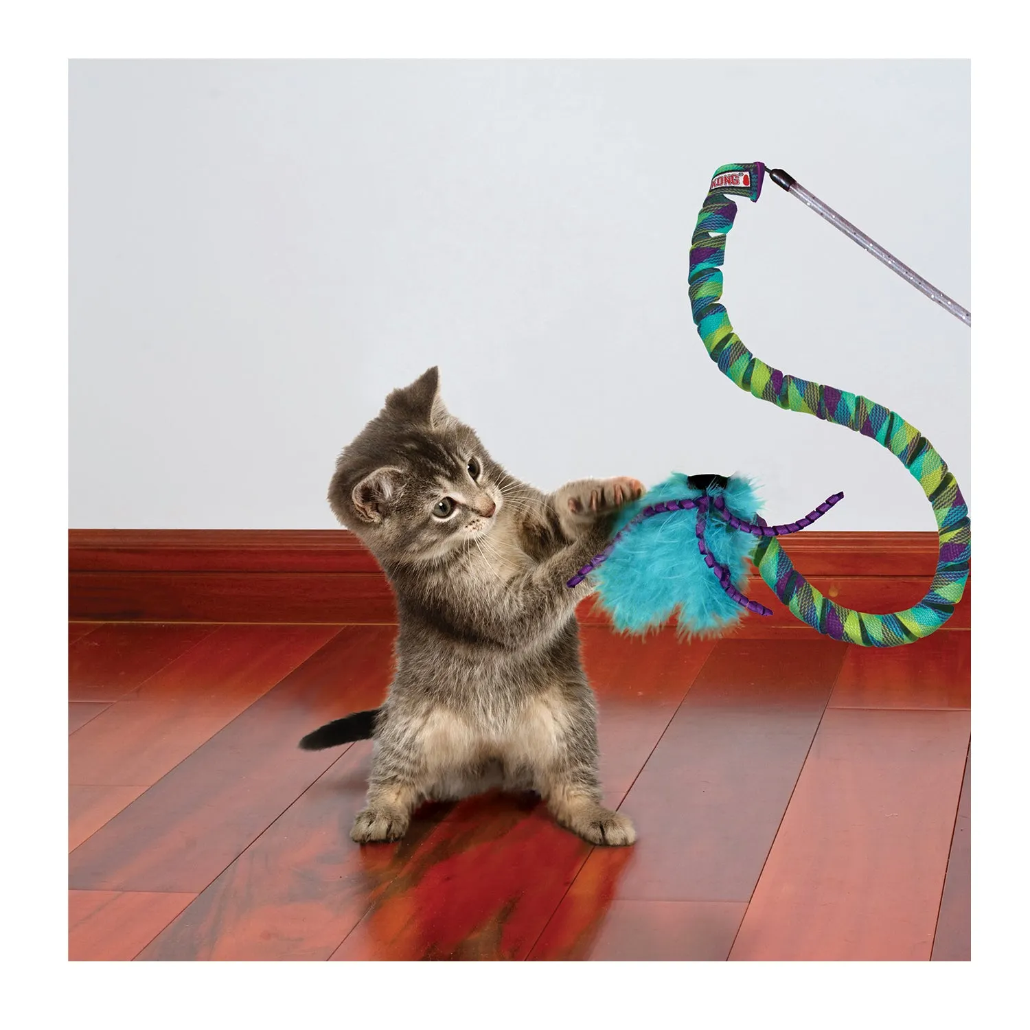 KONG Teaser Curlz Cat Toy