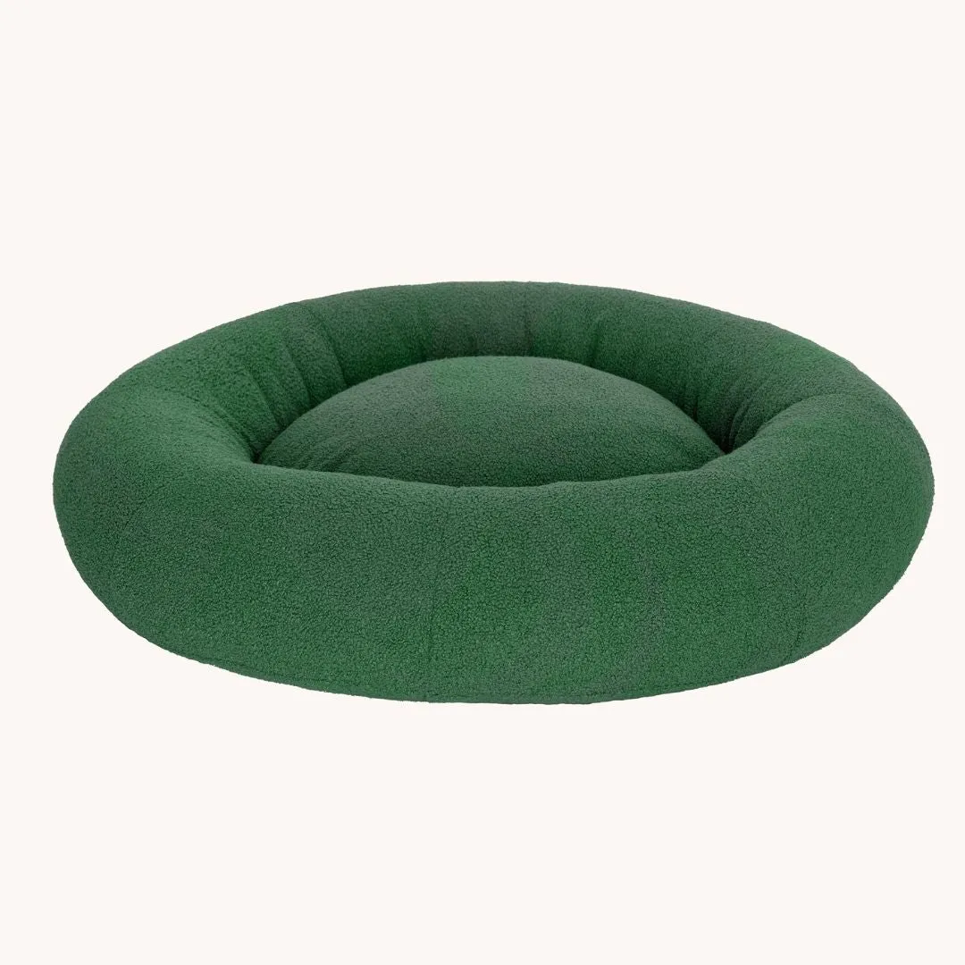 Luxury Boucle Dog Bed