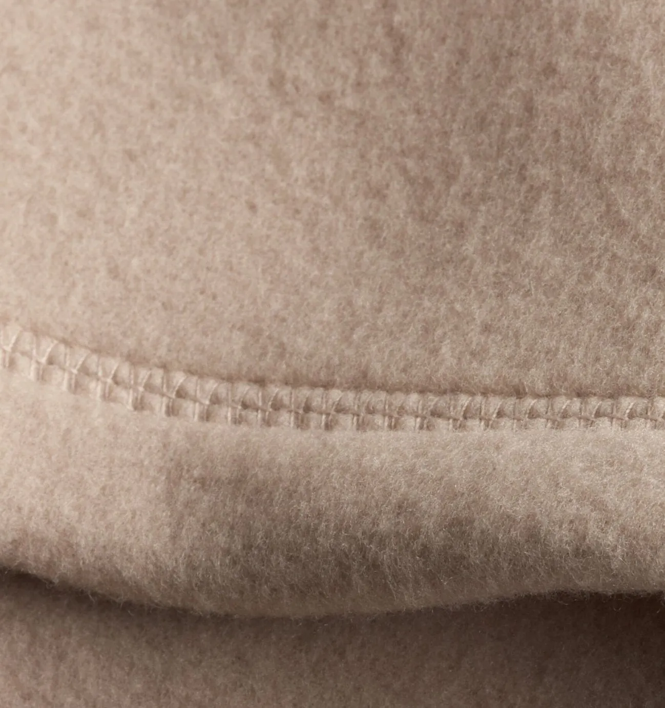 Martex Soft Fleece Polyester Pet-Friendly Full Queen Blanket for Home Bed, Sofa and Dorm - Beige