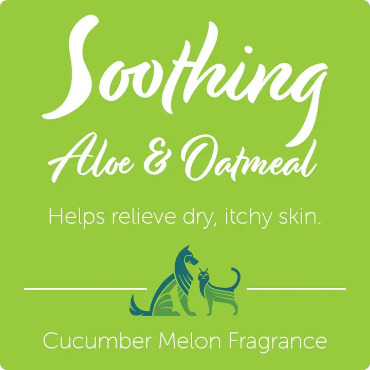 Nootie Soothing Aloe & Oatmeal, Cucumber Melon 16-oz, Pet Shampoo