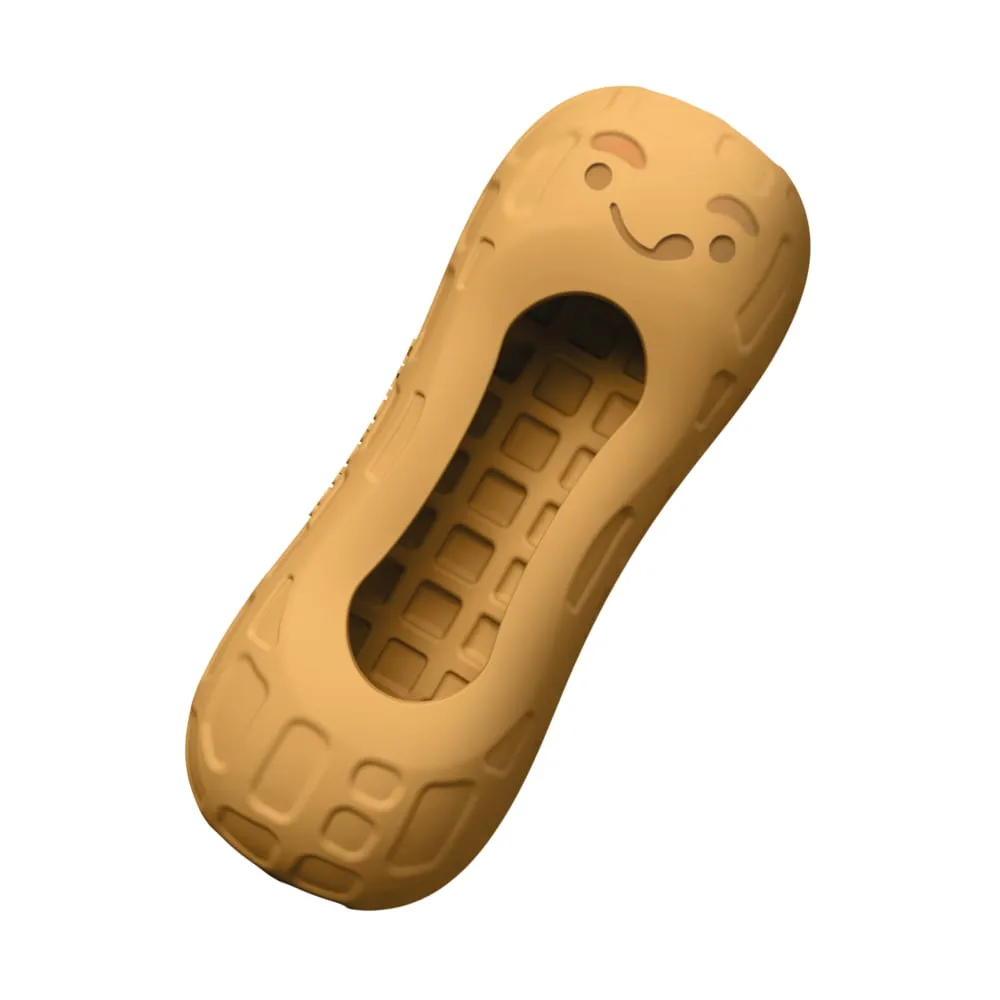 Nylabone Strong Chew Fillable Peanut Dog Toy (Medium/Wolf - Up to 35 lbs.)