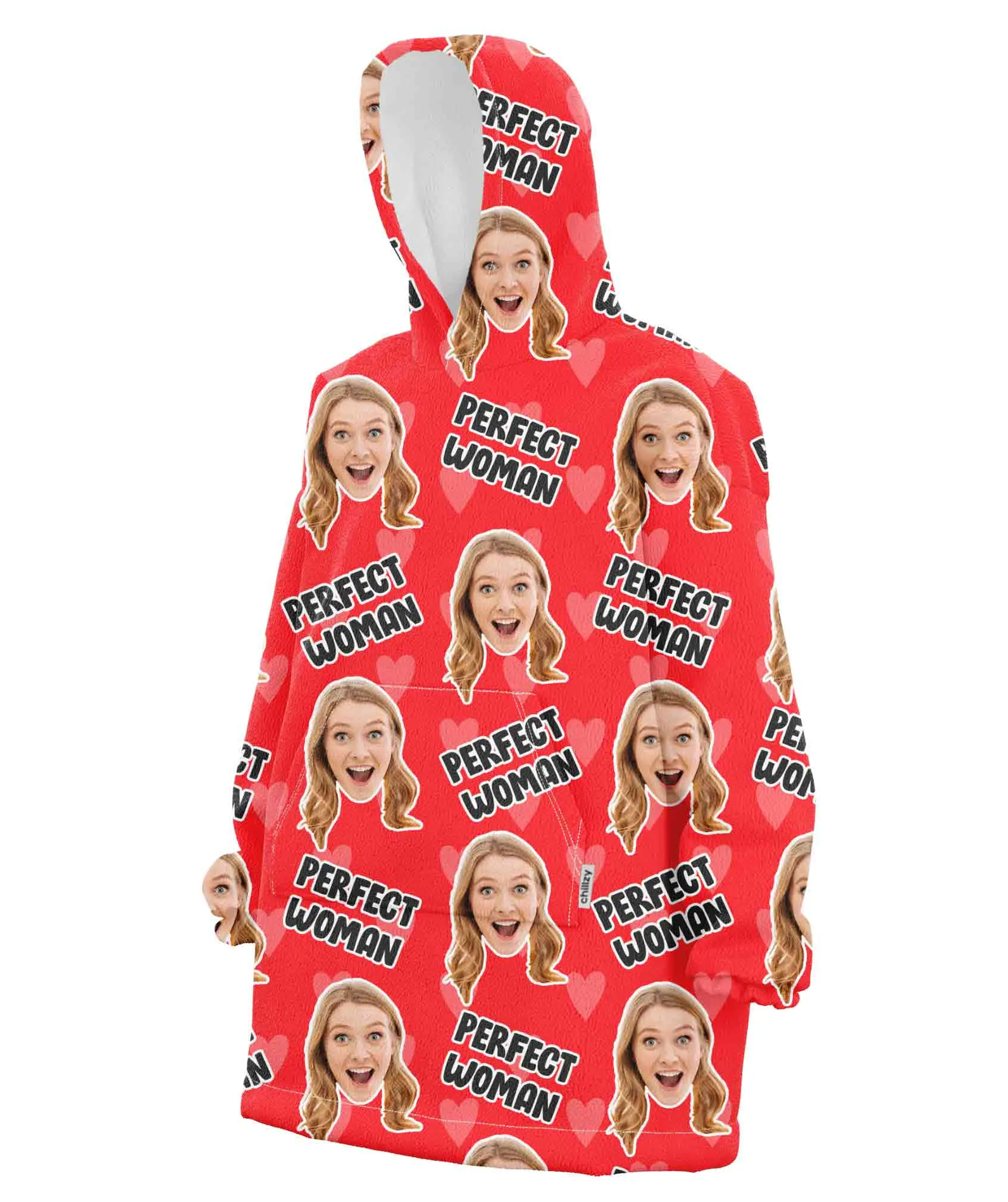 Perfect Woman Hoodie Blanket