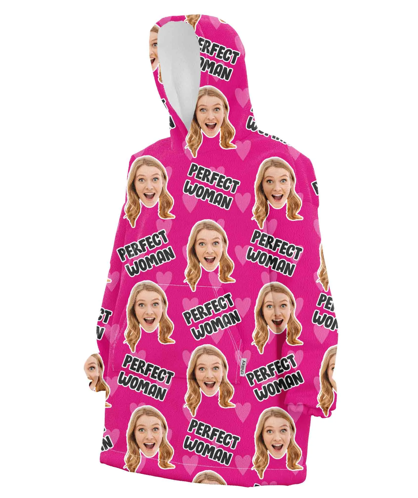 Perfect Woman Hoodie Blanket