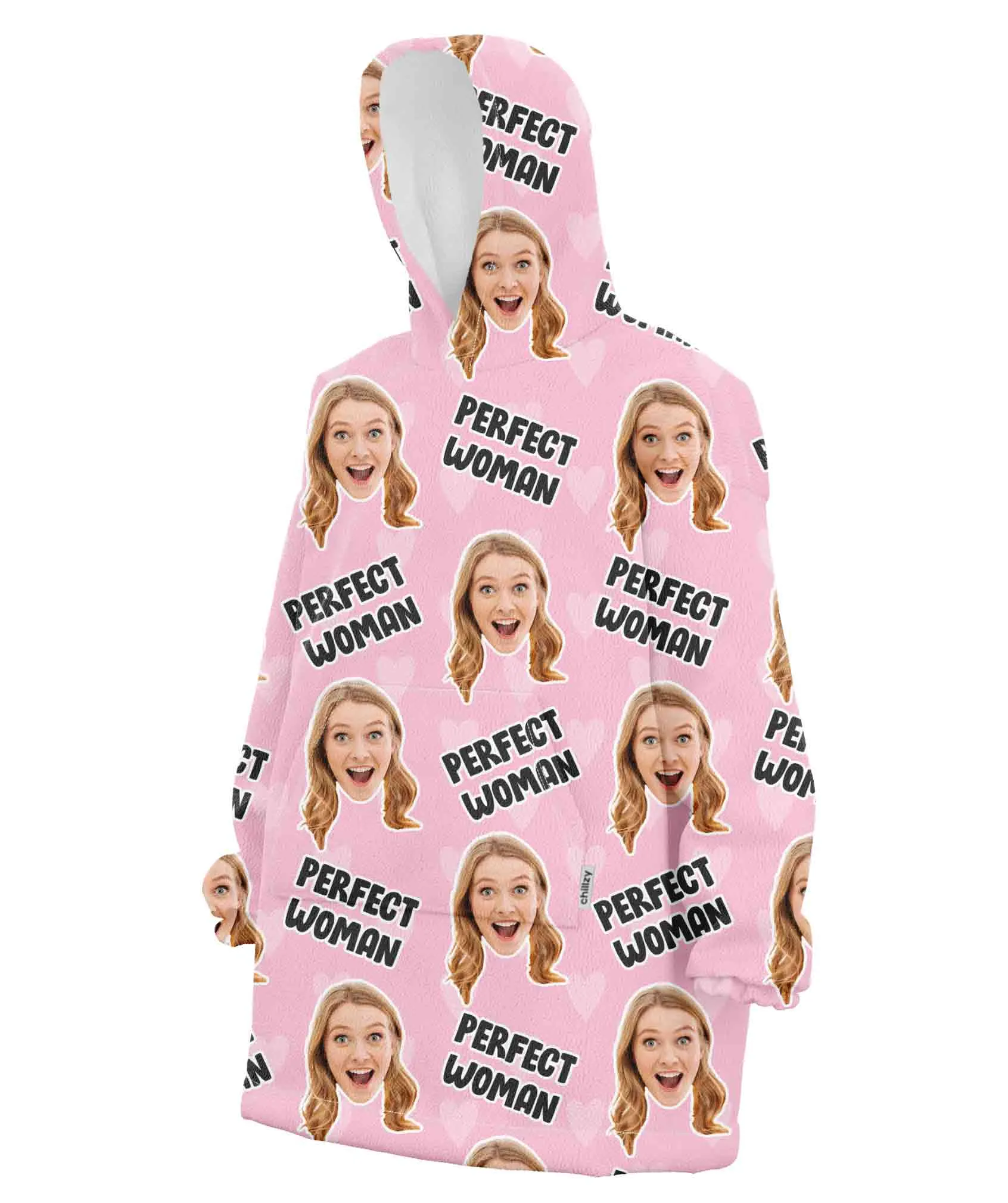 Perfect Woman Hoodie Blanket
