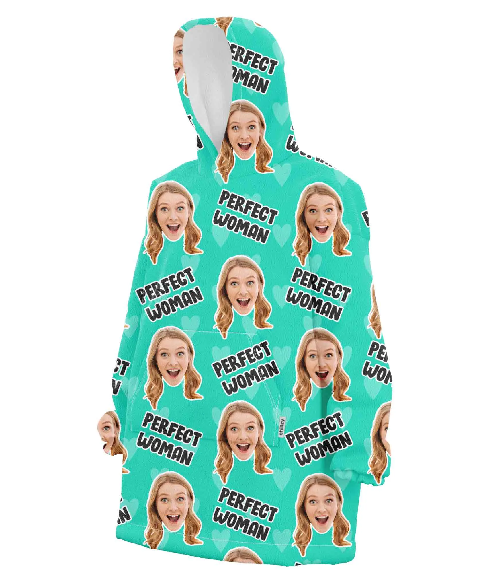 Perfect Woman Hoodie Blanket