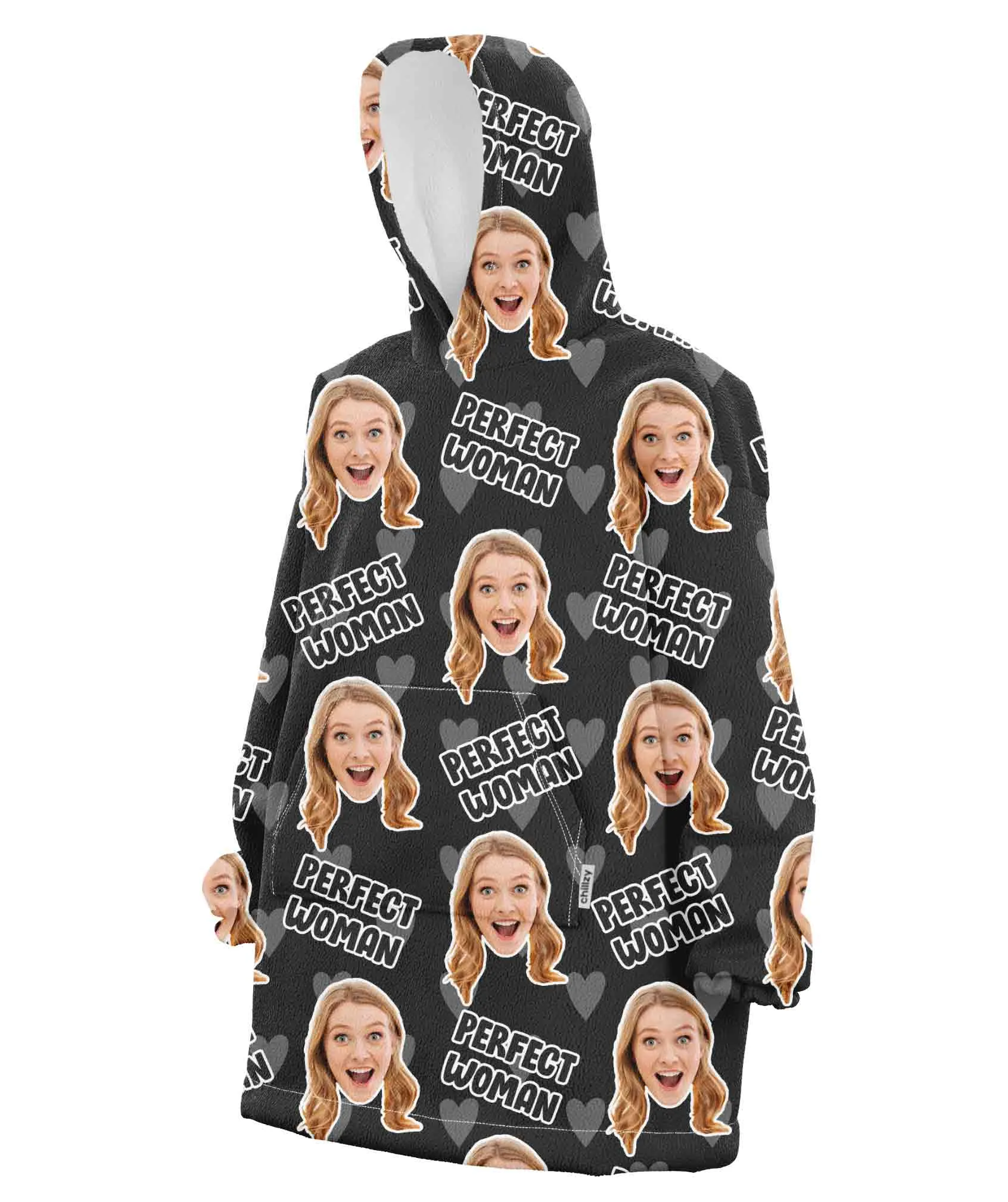Perfect Woman Hoodie Blanket