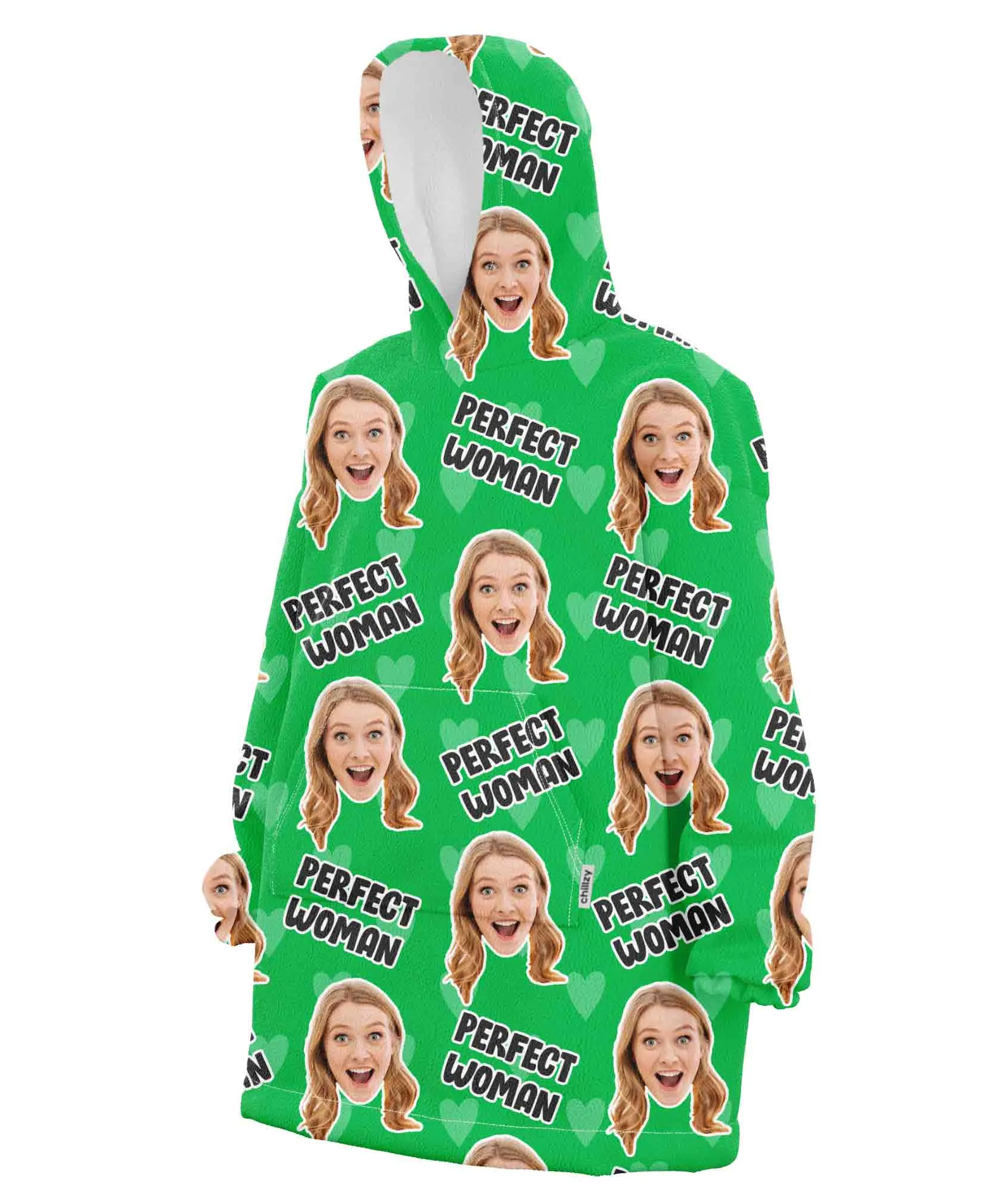 Perfect Woman Hoodie Blanket