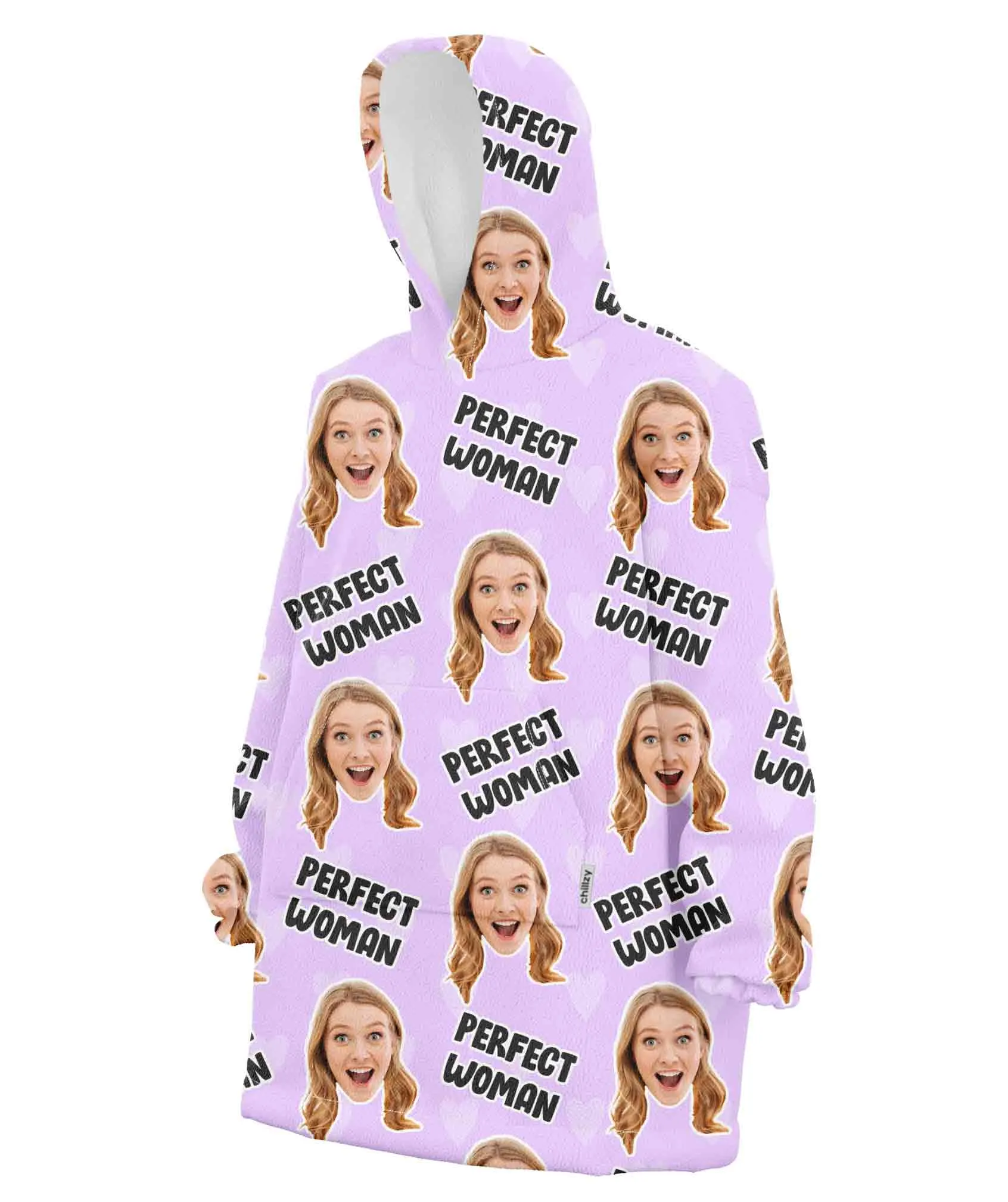 Perfect Woman Hoodie Blanket