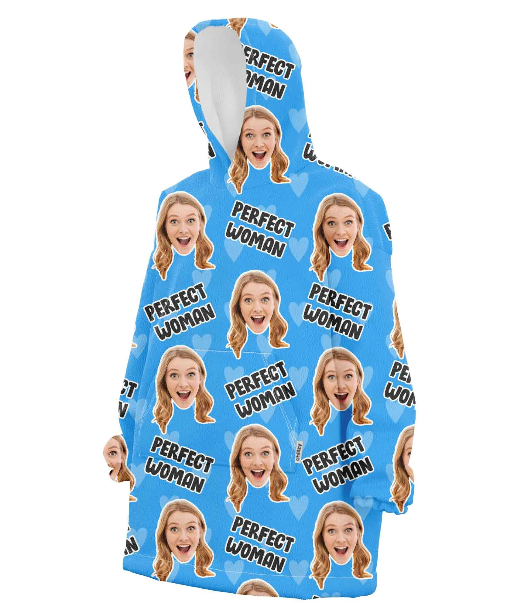 Perfect Woman Hoodie Blanket