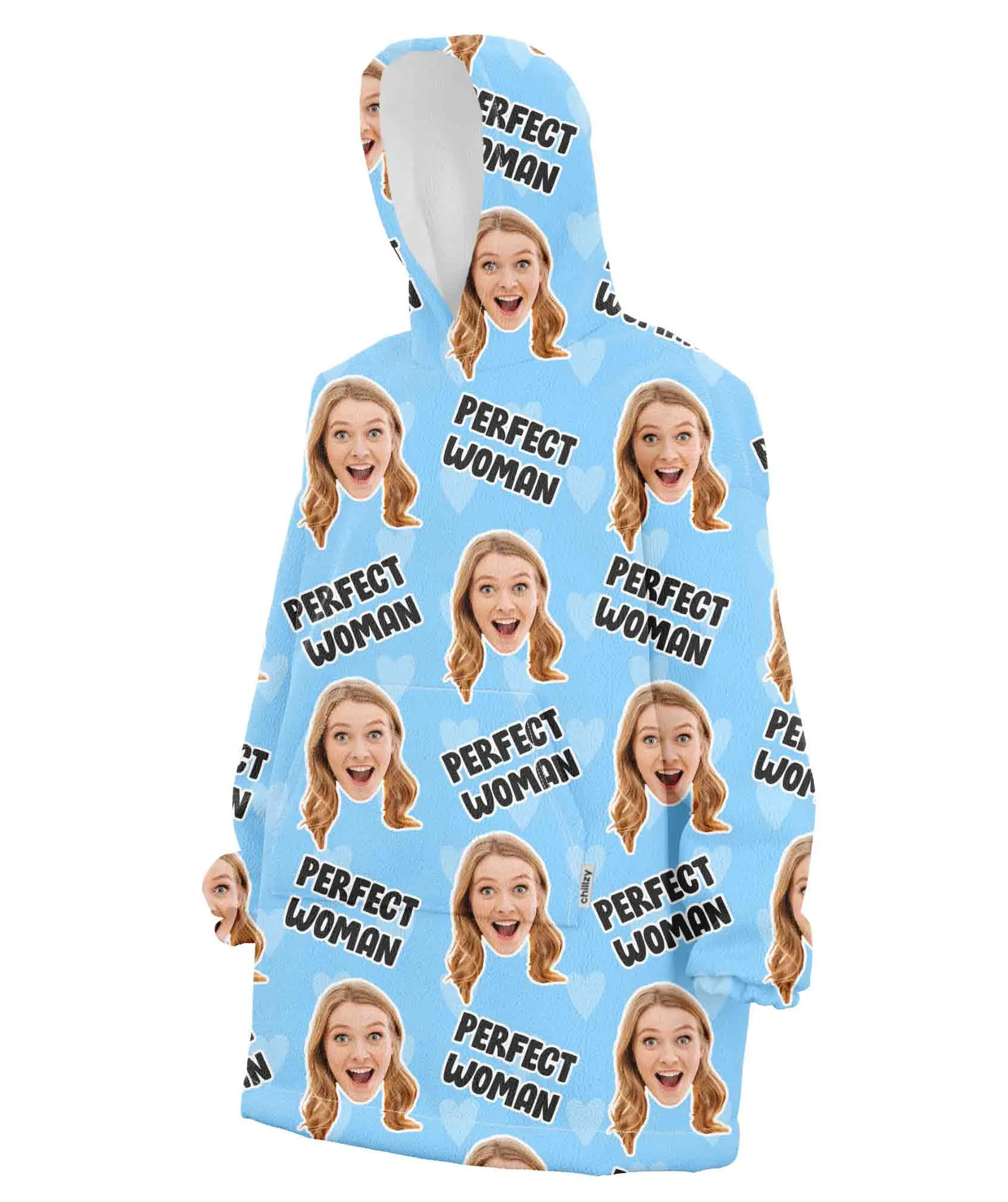 Perfect Woman Hoodie Blanket