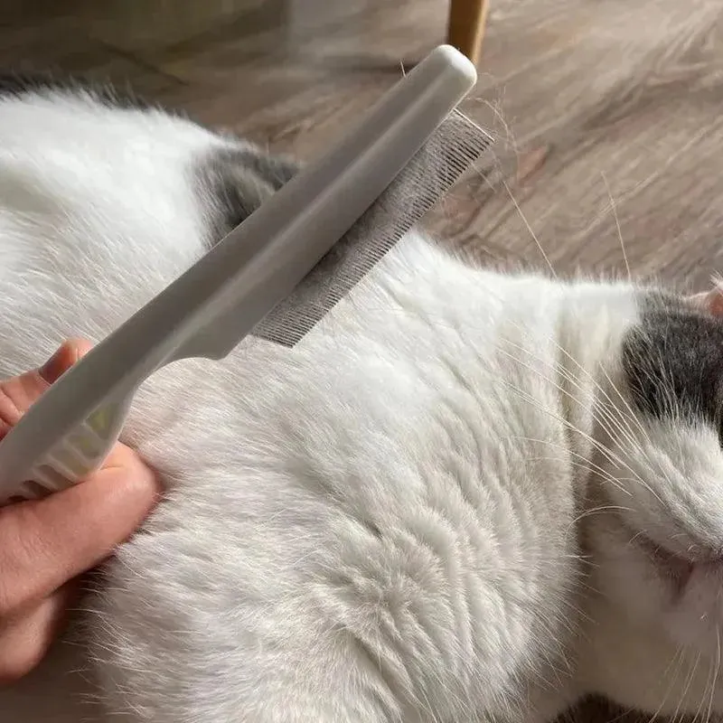 Pet Grooming Flea Comb & Hair Brush