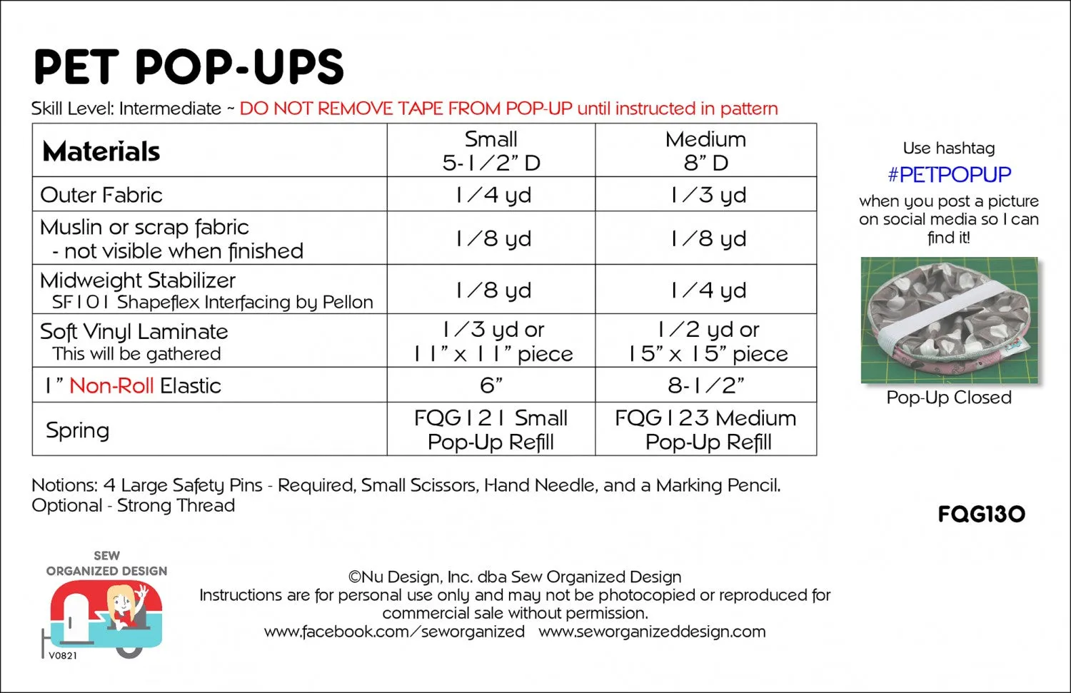 Pet Pop-Ups