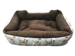 Rectangular Cuddler Pet Bed