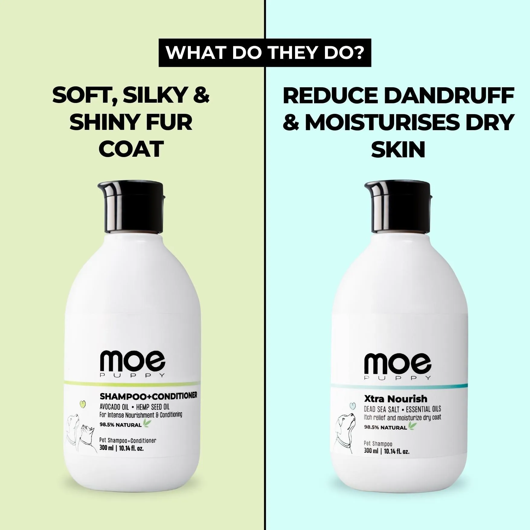 Shampoo Conditioner & Xtra Nourish Pet Shampoo Combo
