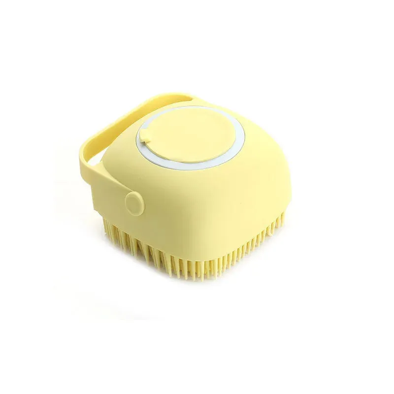 Soft Silicone Pet Bathing Brush - Massager for Dogs and Cats, Bathing Comb, Grooming and Cleaning Supplies