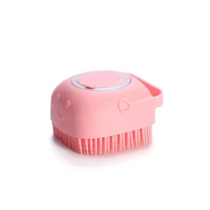 Soft Silicone Pet Bathing Brush - Massager for Dogs and Cats, Bathing Comb, Grooming and Cleaning Supplies