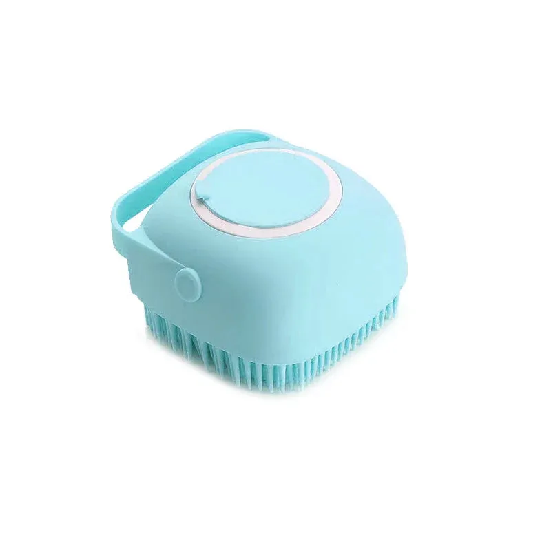 Soft Silicone Pet Bathing Brush - Massager for Dogs and Cats, Bathing Comb, Grooming and Cleaning Supplies