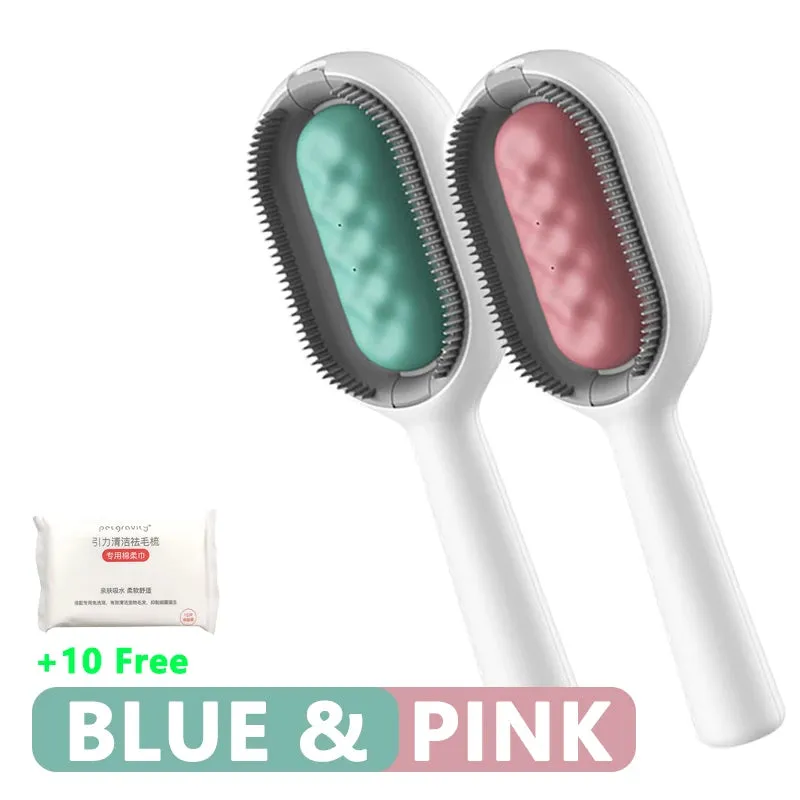 TEEK - 3-in-1 Cat Hair Remover Brush