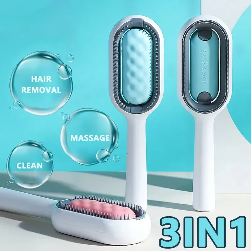 TEEK - 3-in-1 Cat Hair Remover Brush