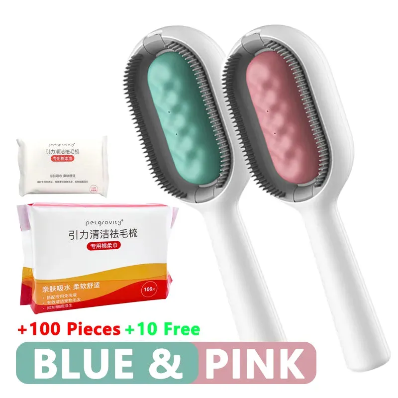 TEEK - 3-in-1 Cat Hair Remover Brush