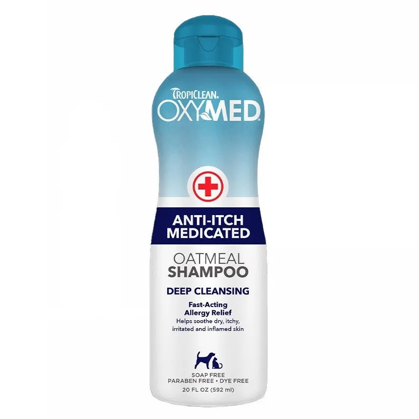 Tropiclean Oxymed - Anti-Itch Shampoo for Dogs & Cats