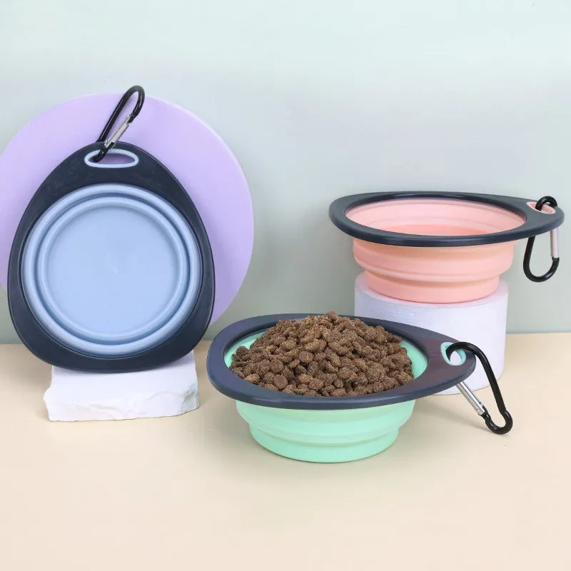 Wholesale Pet Portable Folding Outdoor Portable Stacking Bowl